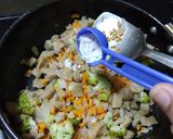 A picture of step 4 of Mix veg in Crepe Style Wrap.