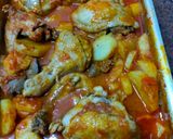 صورة لخطوة 2 من وصفة أحلي صينيه فراخ بالبطاطس😋👍