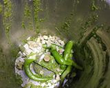 A picture of step 3 of Hariyali Chole masala (without onion garlic).