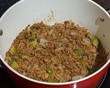 A picture of step 2 of Cooking Light's Chili Mac.