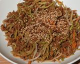 A picture of step 6 of Meatless Egg roll in a Bowl.