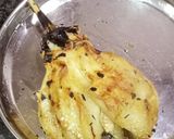 A picture of step 1 of Baingan Bharta.