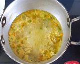 A picture of step 3 of Maggi soup.