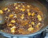A picture of step 3 of Kalay chanay aloo ki chaat.