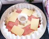Une image de l'étape 3 de Gâteau jambon raclette😋.