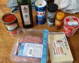 Tejszínes rakott tészta darált hússal recept fázis 1 fotója