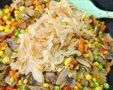 Фото кроку 4 до Гречка з шампіньйонами та овочами.