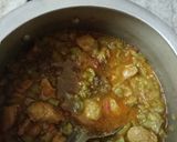 A picture of step 7 of Nutri soya chunks in turai bhaji.