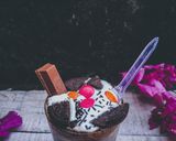 A picture of step 2 of Oreo Shake.