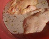صورة لخطوة 1 من وصفة دجاج 🍗 محشي مع الرز والكستنا ☺😋