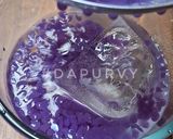 Foto langkah ke 5 dari resep Cendol Kecebong Ubi ungu.