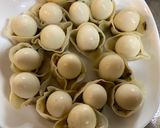 A picture of step 6 of Easter Gyoza Dumplings.