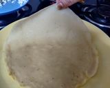 A picture of step 3 of Spinach paneer Crepe.