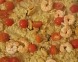 Une image de l'étape 9 de Risotto Coco Curry Moules et Crevettes.
