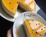 Hình bước làm 2 của món Chesse cake chanh dây