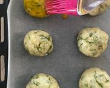 Foto langkah ke 5 dari resep Peynirli Otlu Poğaca (Roti gurih ala Türki).