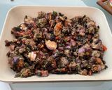 Une image de l'étape 14 de Aubergines chinoises au bœuf, tomates, oignon rouge et coriandre.