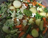 વેજ દમ બિરયાની (Veg. Dum Biryani Recipe In Gujarati) રેસીપી સ્ટેપ3ફોટો