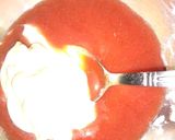 A picture of step 2 of Strawberry cake chocolate sauce.