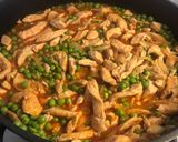 Zöldborsós csirketokány recept fázis 2 fotója