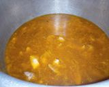 A picture of step 8 of Punjabi yakhni pulao.