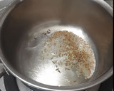 A picture of step 2 of Cluster Bean Thecha.