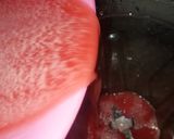 A picture of step 1 of Watermelon sorbet.