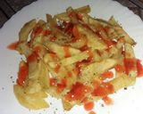 A picture of step 7 of Fried chips/frenchfries #4weekschallenge.