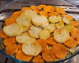 Foto del paso 2 de la receta: Milhojas de papas, zapallitos y boniato