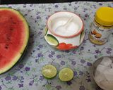 A picture of step 1 of Watermelon smoothie.