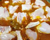 A picture of step 5 of Lockdown chicken curry.