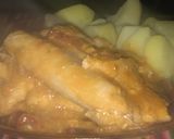 Foto del paso 1 de la receta: Gátuzo en salsa con papas al natural