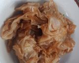A picture of step 1 of Pad See Ew with Wide Rice Noodles.