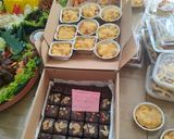 Foto langkah ke 9 dari resep Fudgy Brownies panggang.