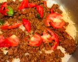 A picture of step 3 of Qeeme ki biryani.