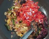 A picture of step 2 of Paneer Angara.