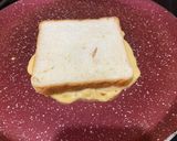 A picture of step 4 of Besan aloo toastie chaat.