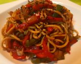 Foto del paso 4 de la receta Wok asiático de verduras y noodles