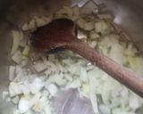 Sárga borsó főzelék sértés pörkölttel recept fázis 2 fotója