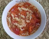 รูปขั้นตอนการทำที่ 3 ของ Tomato Fusilli Pasta Soup