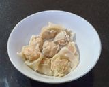Foto langkah ke 3 dari resep Pangsit Kuah dan sayur.