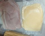 Foto del paso 3 de la receta: Tortilla se papas fácil relleno de jamón y queso