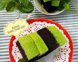 Foto langkah ke 10 dari resep 395. Brownies Pandan Kukus (ala) Amanda.