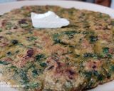 A picture of step 6 of Methi paratha.