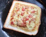 A picture of step 6 of Cheese Tomato Egg Toast.