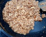 A picture of step 5 of Chocolate kalakand.