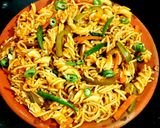 शेजवान ट्रिपल फ्लेवर (schezwan triple flavour recipe in Hindi) रेसिपी चरण 16 फोटो