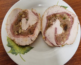 Foto del paso 6 de la receta: Redondo de pavo relleno en salsa