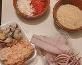 Foto del paso 1 de la receta: Paella de mariscos