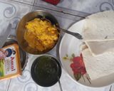 A picture of step 2 of Corn cheese sandwich!.